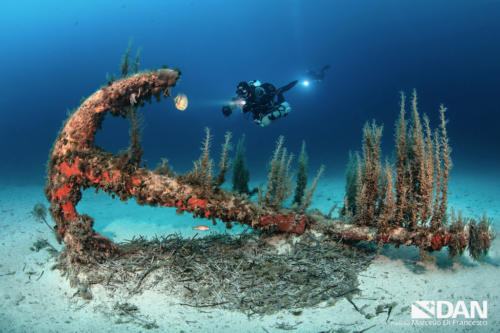 Anchor in Cirkewwa Reef